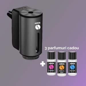 Amos Mini: Difuzor Smart Negru