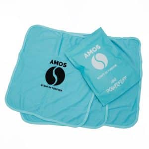 Set 3 prosoape albastre microfibra Powerfluff Mini 250 GSM 40*40cm