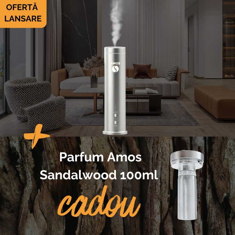 AMOS Essence: Difuzor profesional parfum (casă, birou, salon, hotel)